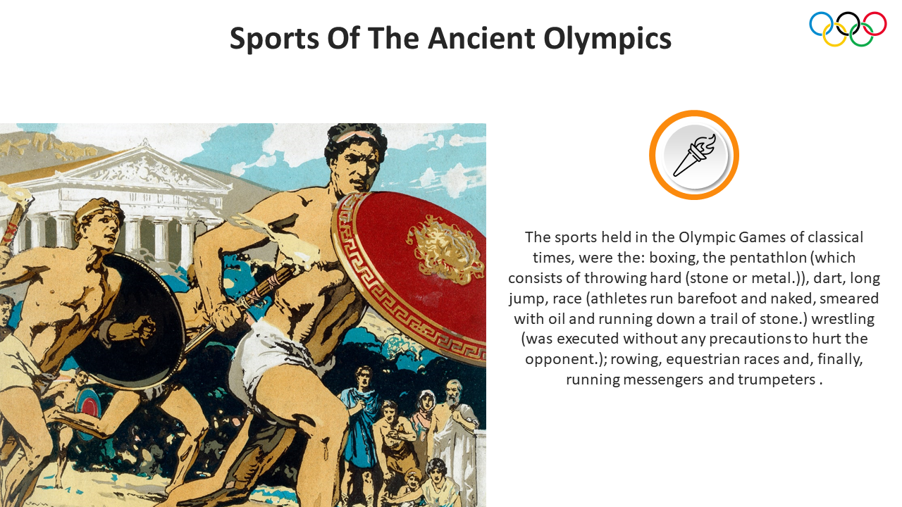 Sports Of The Ancient Olympics PowerPoint